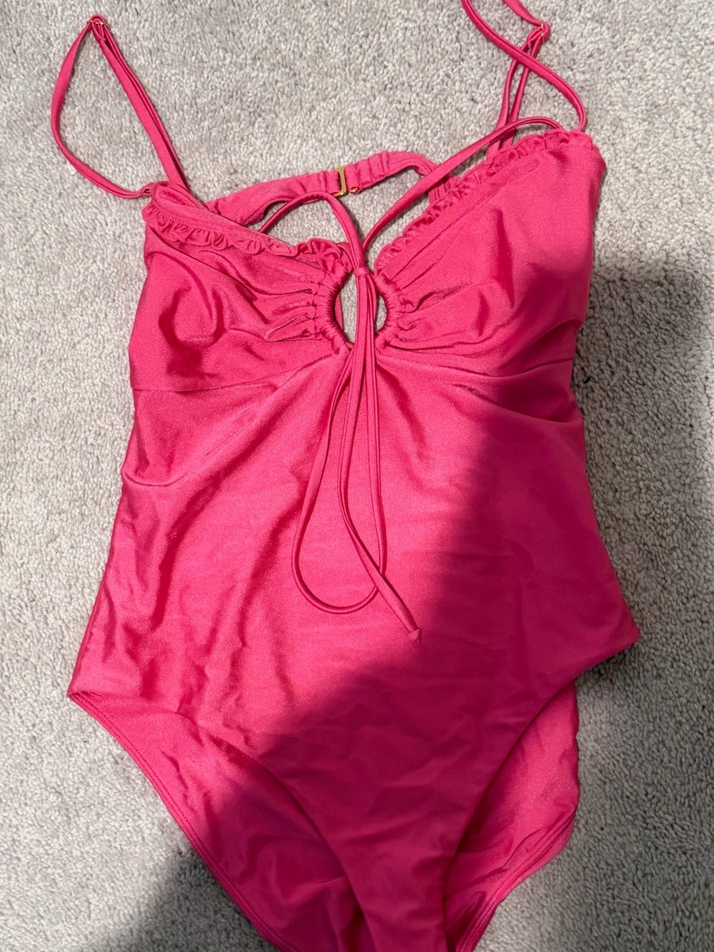 Women’s Hot Pink One-Piece Swimsuit